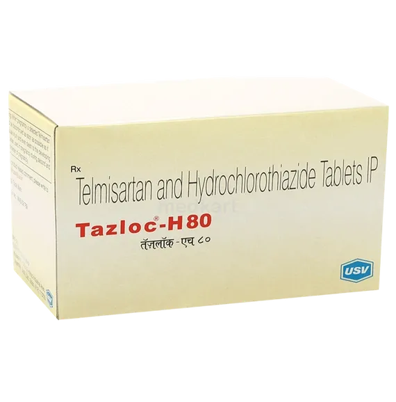 tazloc h 80mg tablet 10's